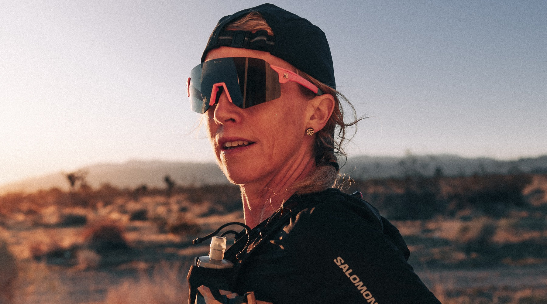 Holly Stables completing the Speed Project from Los Angeles to Las Vegas